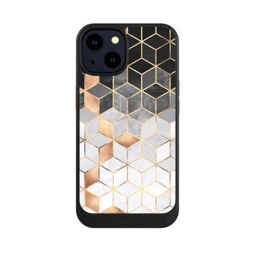 Apple iPhone 14 NIVOcore Würfel dunkel und gold