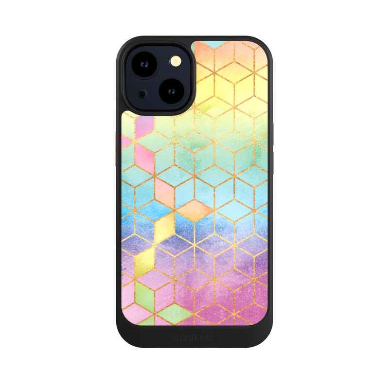 iPhone 14 NIVOcore Regenbogenwürfel