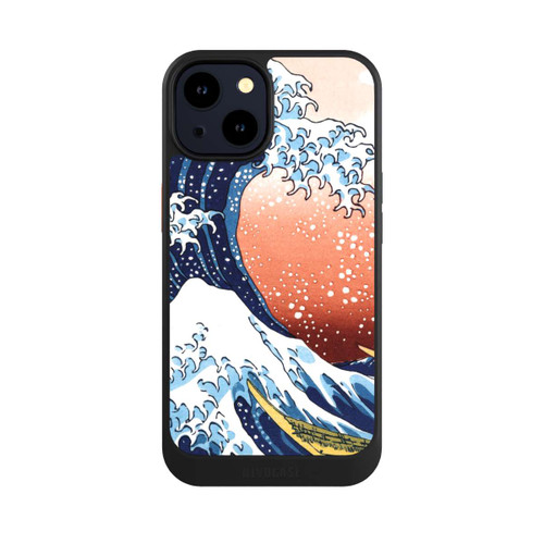 Apple iPhone 14 NIVOcore La Grande Vague de Kanagawa Rouge