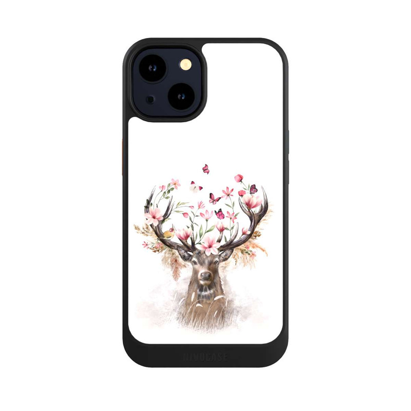 iPhone 14 NIVOcore Cerf & Fleurs