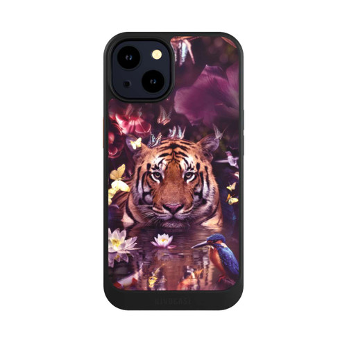 Apple iPhone 14 NIVOcore Tiger Blumenrahmen