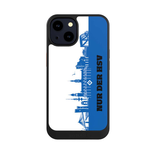 Apple iPhone 14 NIVOcore HSV Skyline Blau Weiß