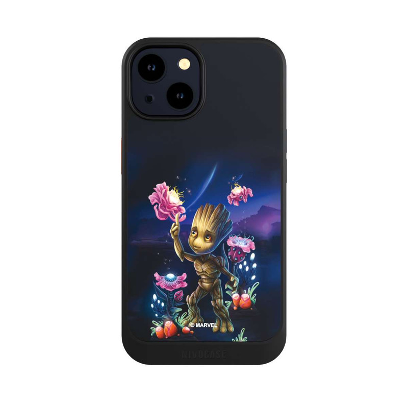 iPhone 14 NIVOcore Baby Groot Fleurs