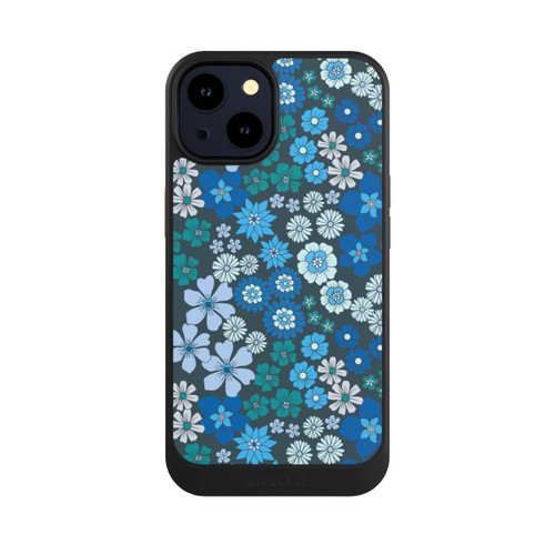 Apple iPhone 14 NIVOcore Blaue Blumen DeinDesign