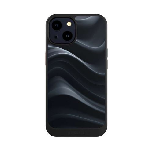 Apple iPhone 14 NIVOcore Black Waves Texture