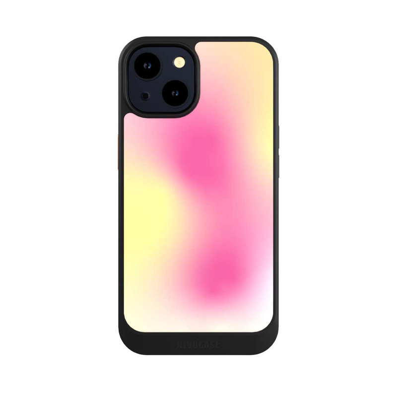 iPhone 14 NIVOcore Aura jaune rose