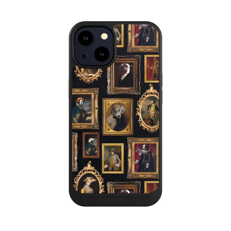 iPhone 14 NIVOcore Dog Ancient Frame Pattern with AI