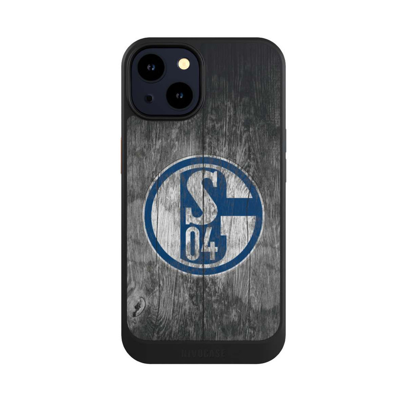 iPhone 14 NIVOcore Schalke 04 Holz Look