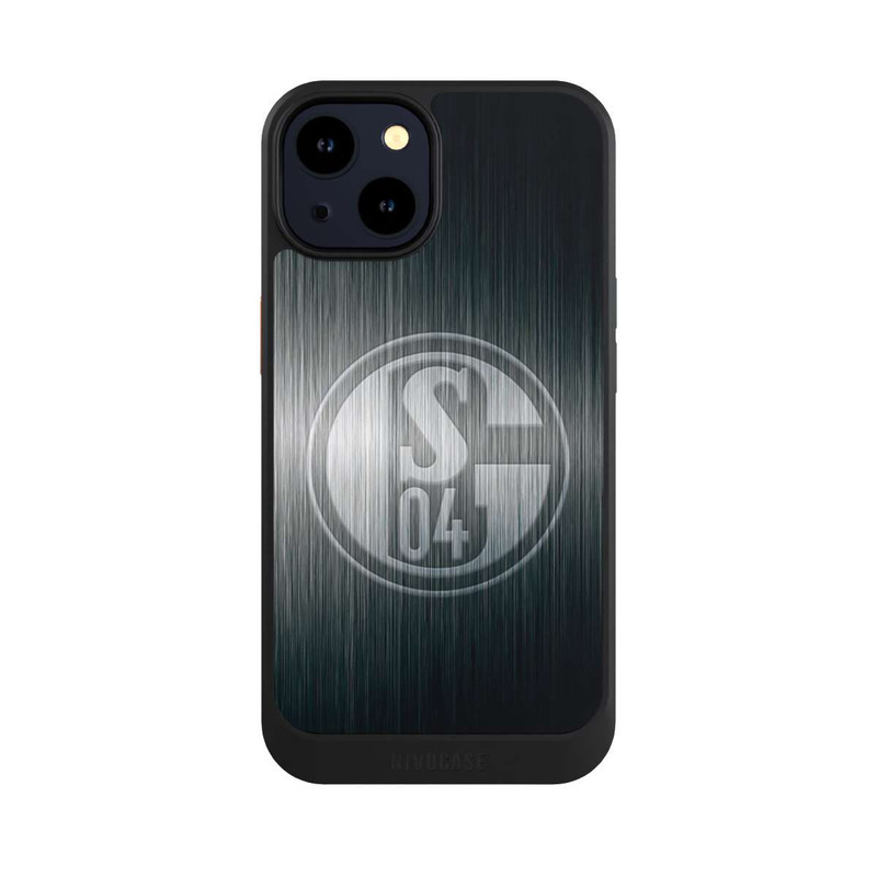 iPhone 14 NIVOcore Schalke 04 Metall Look