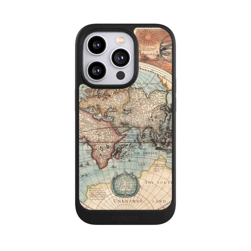 iPhone 14 Pro NIVOcore Vintage Weltkarte