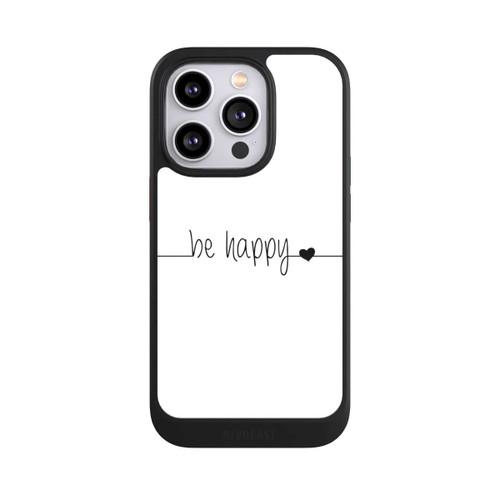 Apple iPhone 14 Pro NIVOcore Be Happy Weisser Hintergrund