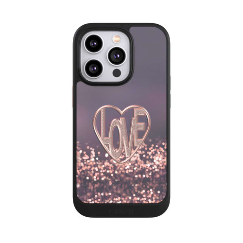 Apple iPhone 14 Pro NIVOcore LOVE Rose Pailleté