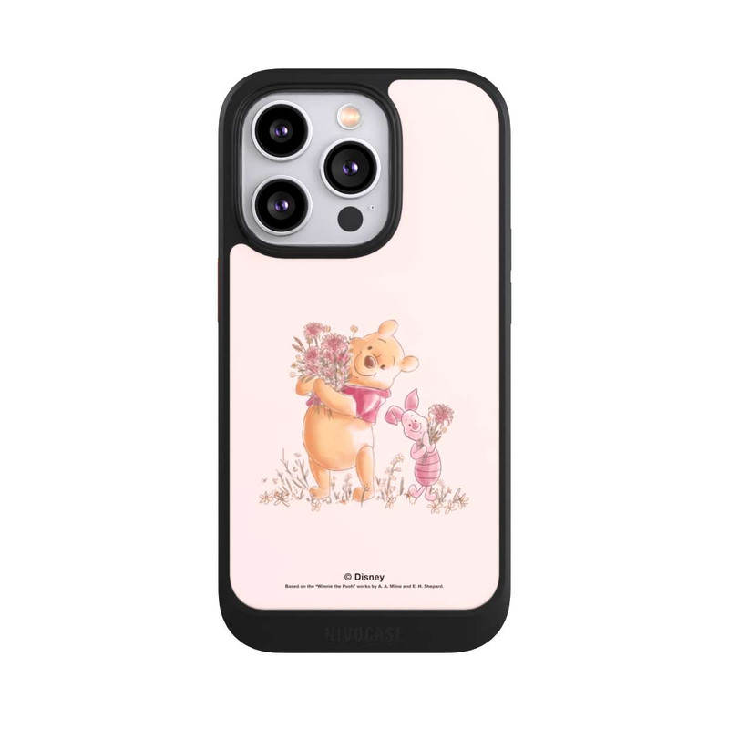 iPhone 14 Pro NIVOcore Winnie Puuh and Ferkel Blumen