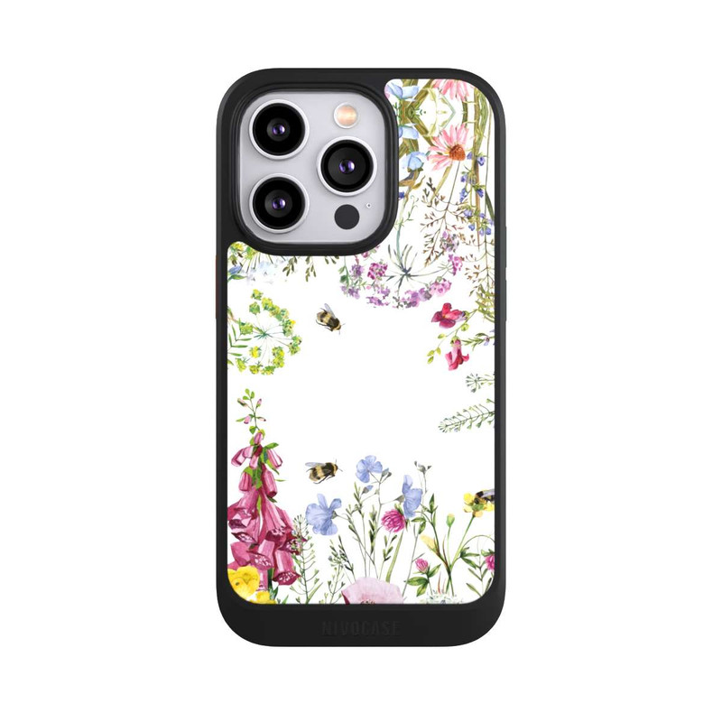 iPhone 14 Pro NIVOcore Sommerwiese Wildblumen Rahmen