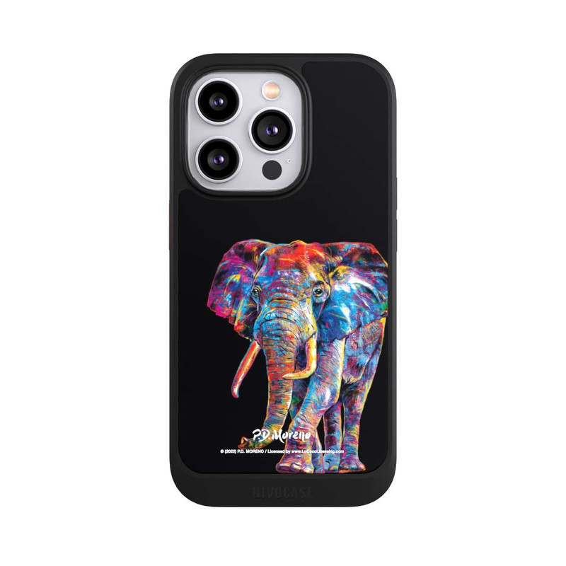 iPhone 14 Pro NIVOcore Elephant Art By P.D. Moreno