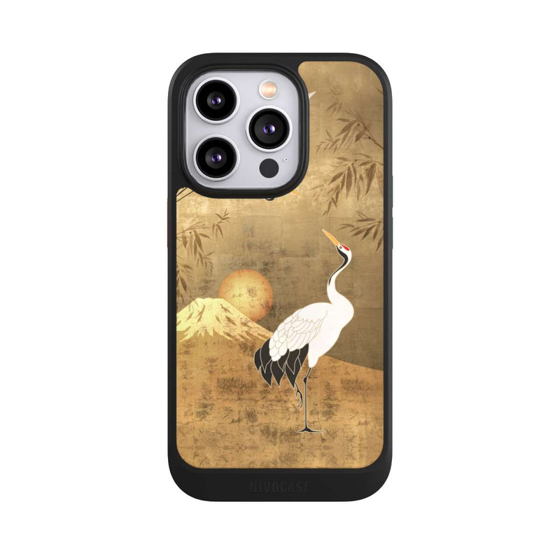 iPhone 14 Pro NIVOcore Kraniche Gold Japan 1