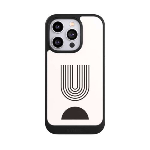Apple iPhone 14 Pro NIVOcore Moderne Kunst Schwarze Linien