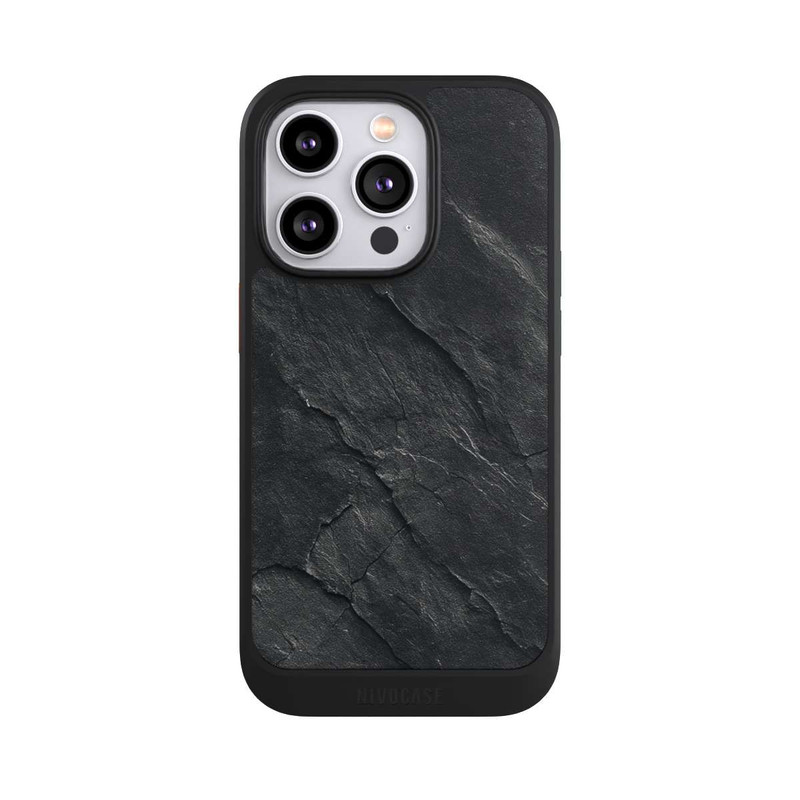 iPhone 14 Pro NIVOcore Dunkler Schiefer Look