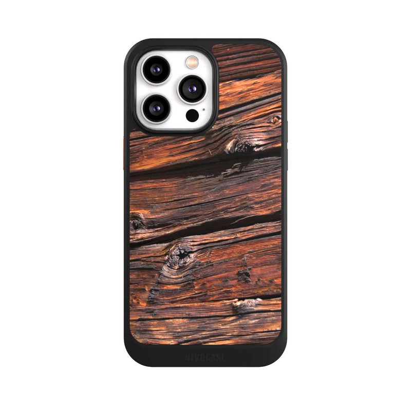 iPhone 14 Pro Max NIVOcore Effritement Planche en Bois