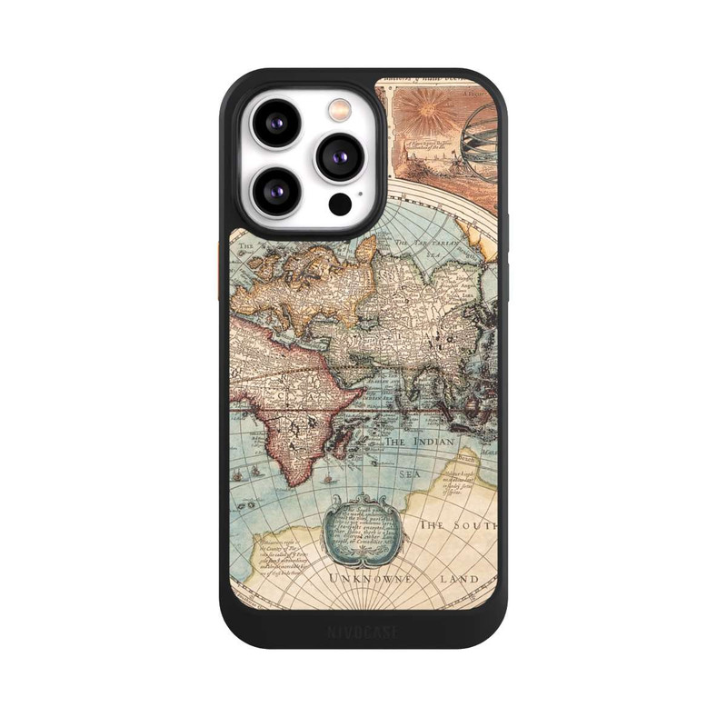 iPhone 14 Pro Max NIVOcore Vintage Weltkarte