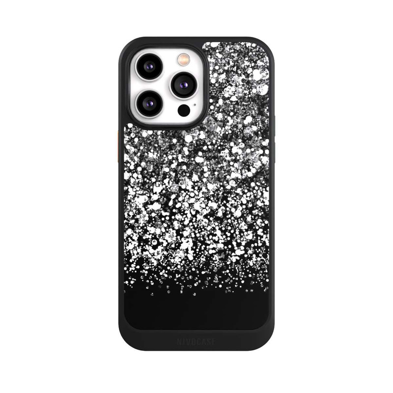 iPhone 14 Pro Max NIVOcore Schneefall Glitzerlook