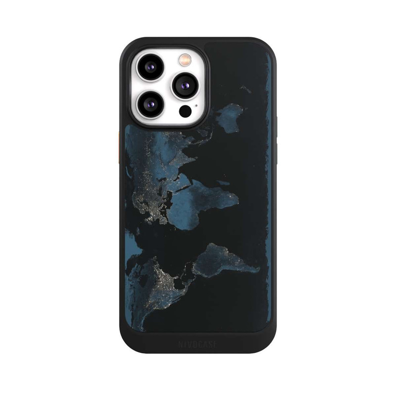 iPhone 14 Pro Max NIVOcore Nightlight Worldmap