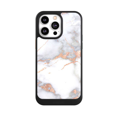 Apple iPhone 14 Pro Max NIVOcore Marbre Blanc et Doré