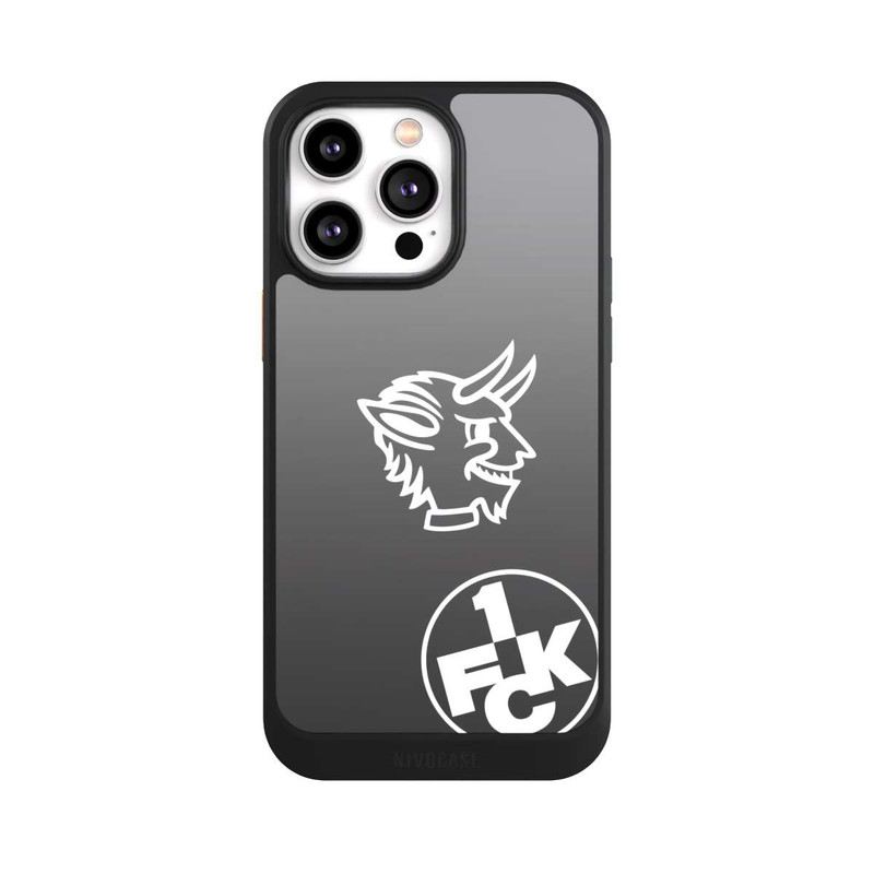 iPhone 14 Pro Max NIVOcore Teufelskopf FCK auf Schwarz