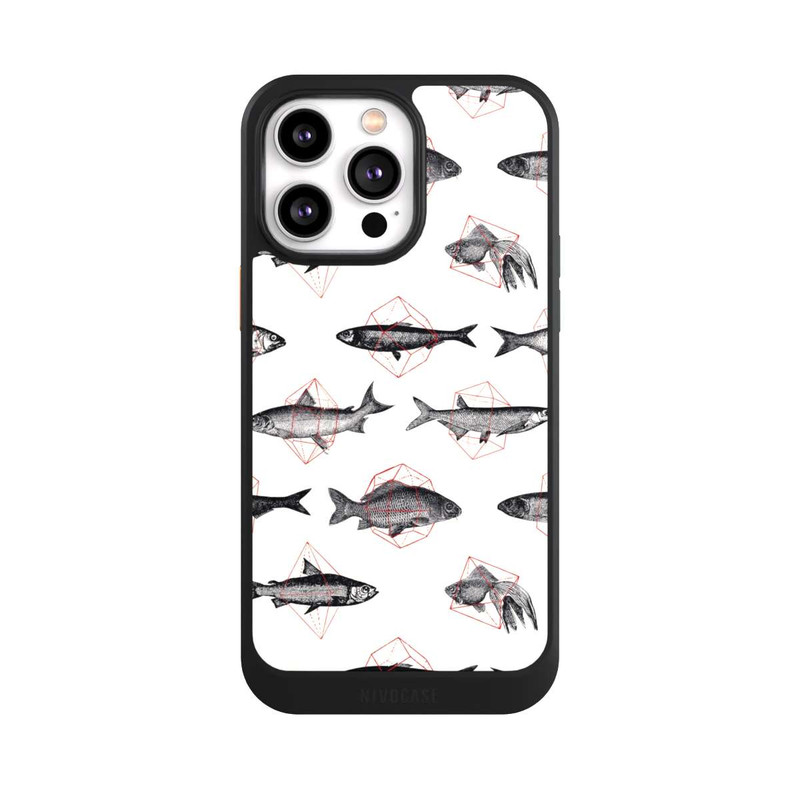 iPhone 14 Pro Max NIVOcore Fishes in Geometrics
