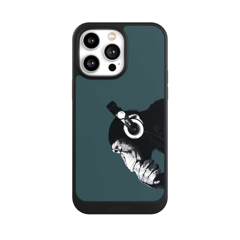 iPhone 14 Pro Max NIVOcore Denkender Affe Blau