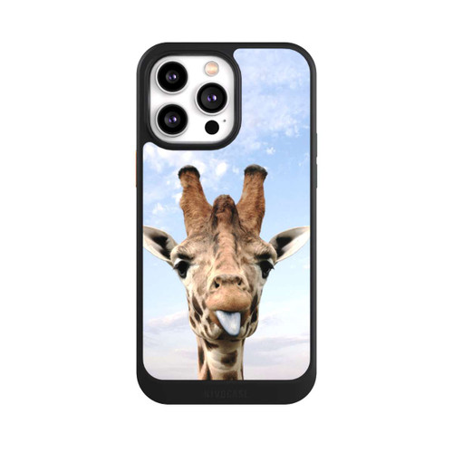 Apple iPhone 14 Pro Max NIVOcore Giraffe auf der Straße
