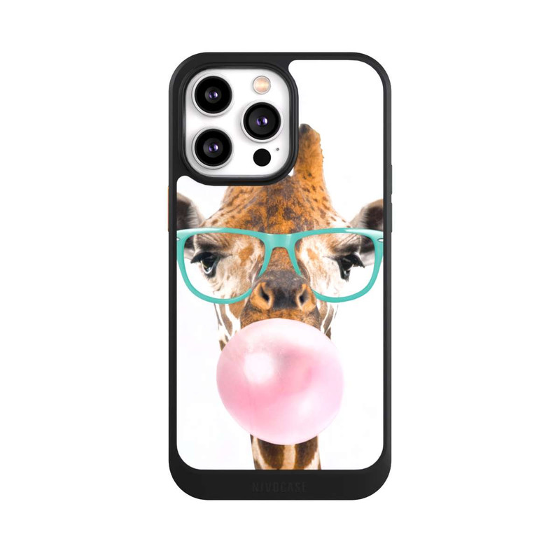 iPhone 14 Pro Max NIVOcore Giraffe mit Kaugummi