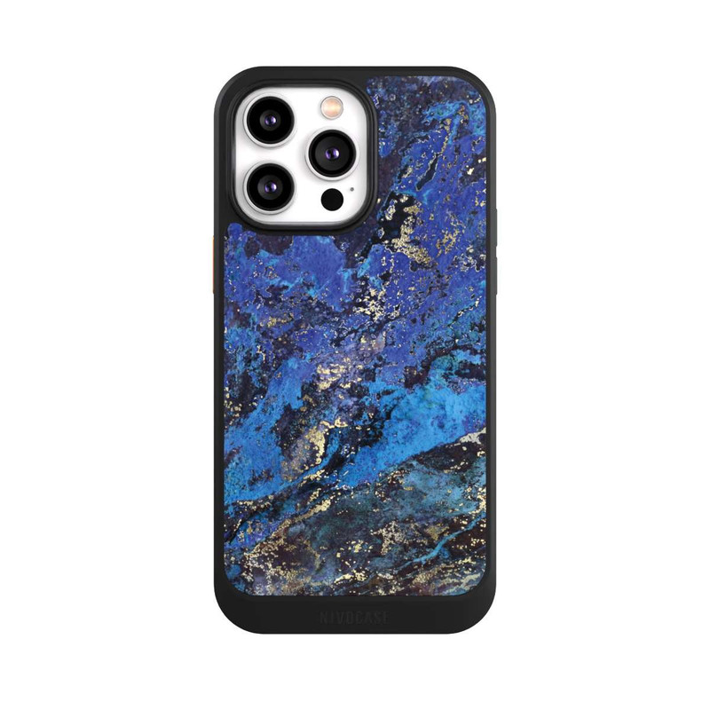 iPhone 14 Pro Max NIVOcore Lapis Seamless Gold Look
