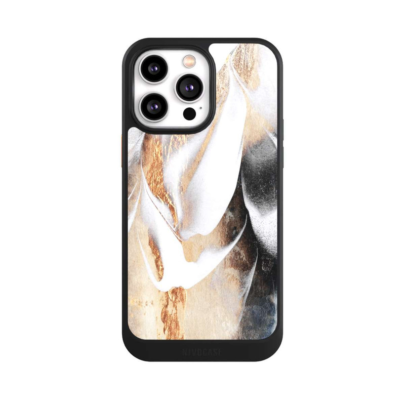 iPhone 14 Pro Max NIVOcore Beruhige Deine Seele Golddruck