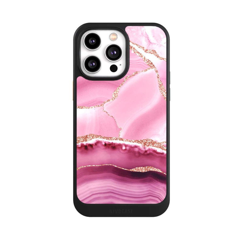 iPhone 14 Pro Max NIVOcore Mermaid Marble Pink