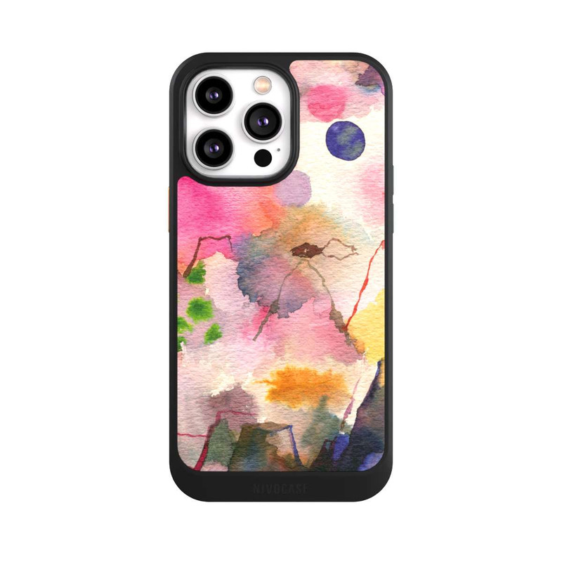iPhone 14 Pro Max NIVOcore Aquarell bunte Berge