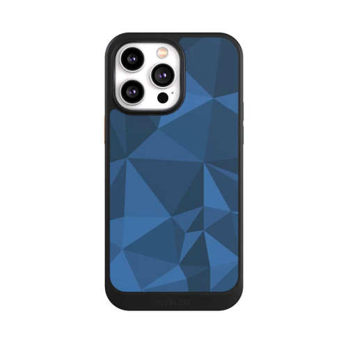 Apple iPhone 14 Pro Max NIVOcore Polygon Pattern Blue