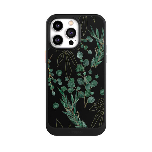 Apple iPhone 14 Pro Max NIVOcore Eucalyptus Leaves black