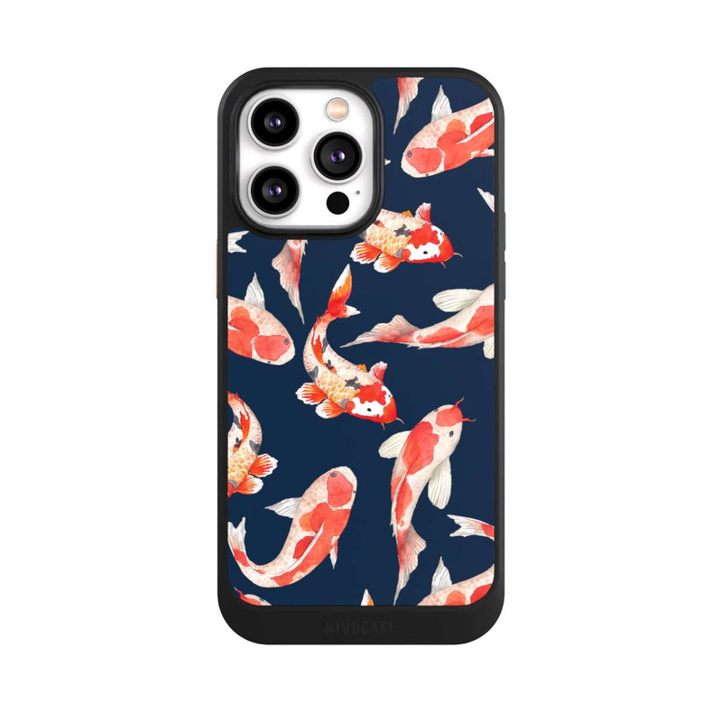iPhone 14 Pro Max NIVOcore Coral Fish on Blue Background