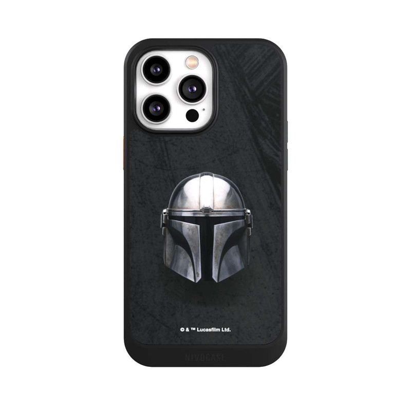 iPhone 14 Pro Max NIVOcore Schwarzer Mandalorianer Helm