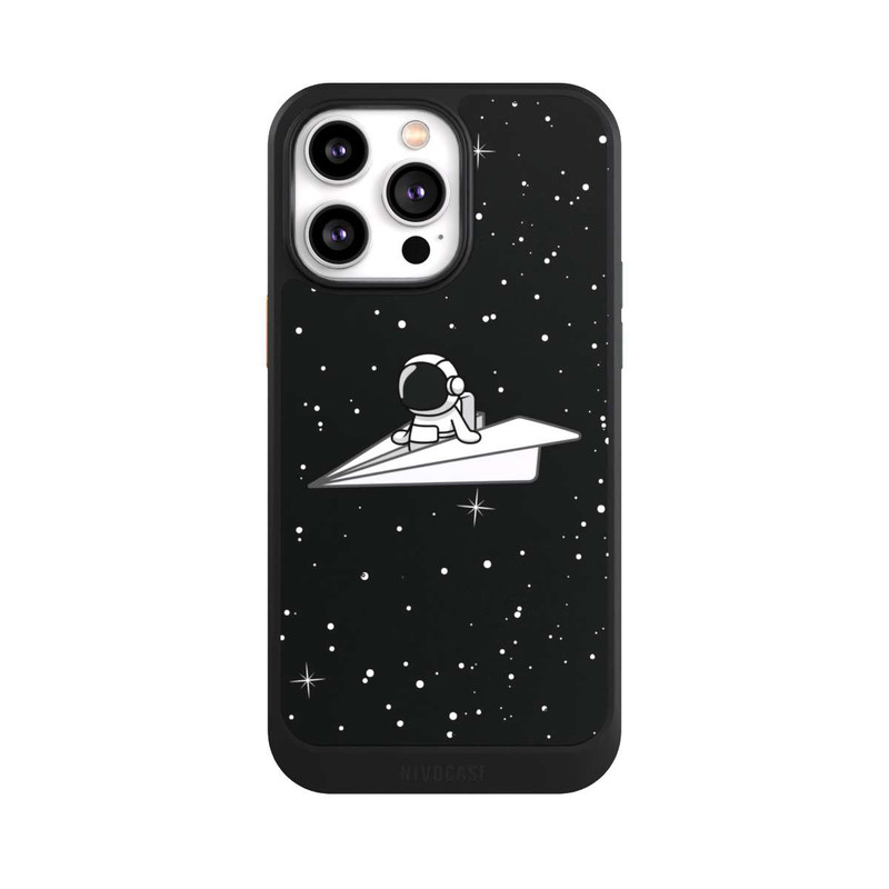iPhone 14 Pro Max NIVOcore Astronaut Paper Plane Comic