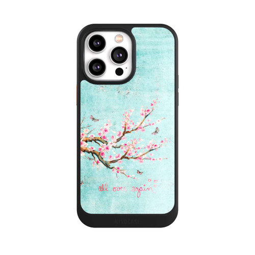 Apple iPhone 14 Pro Max NIVOcore Kirschblütenbaummuster Blau