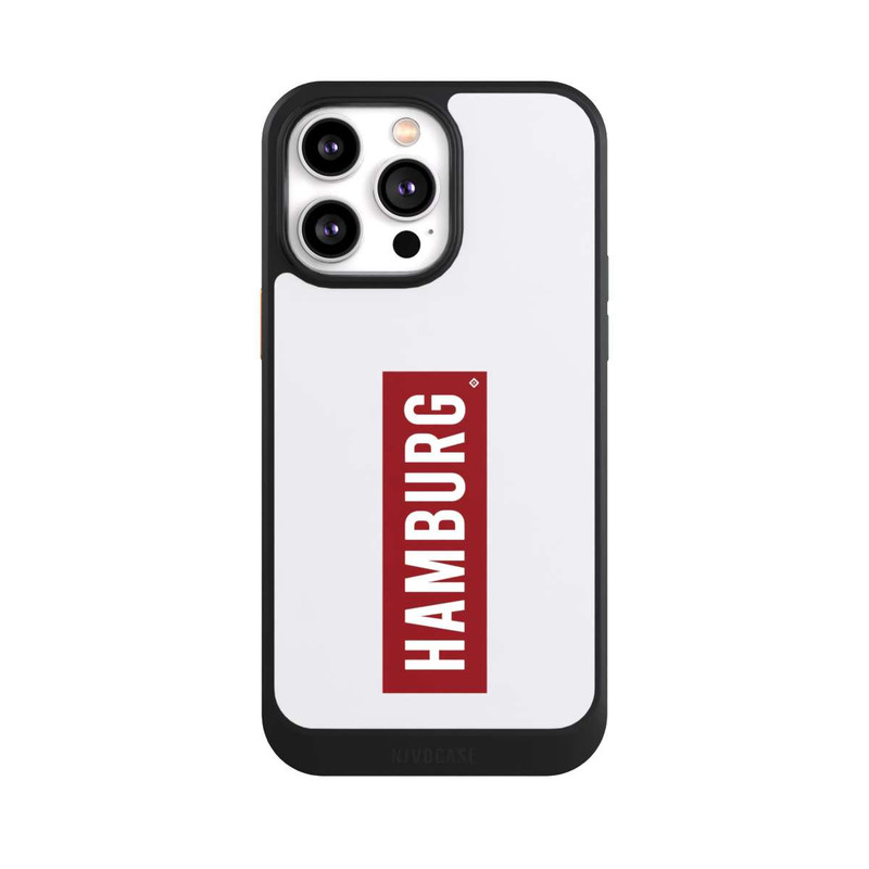iPhone 14 Pro Max NIVOcore HSV Hambourg rouge et blanc