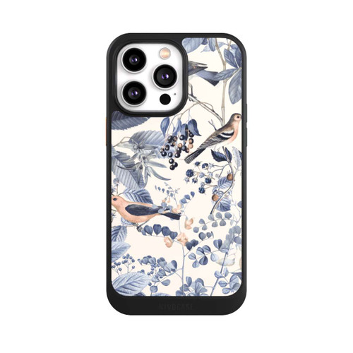 Apple iPhone 14 Pro Max NIVOcore Vögel und Beeren in Beige