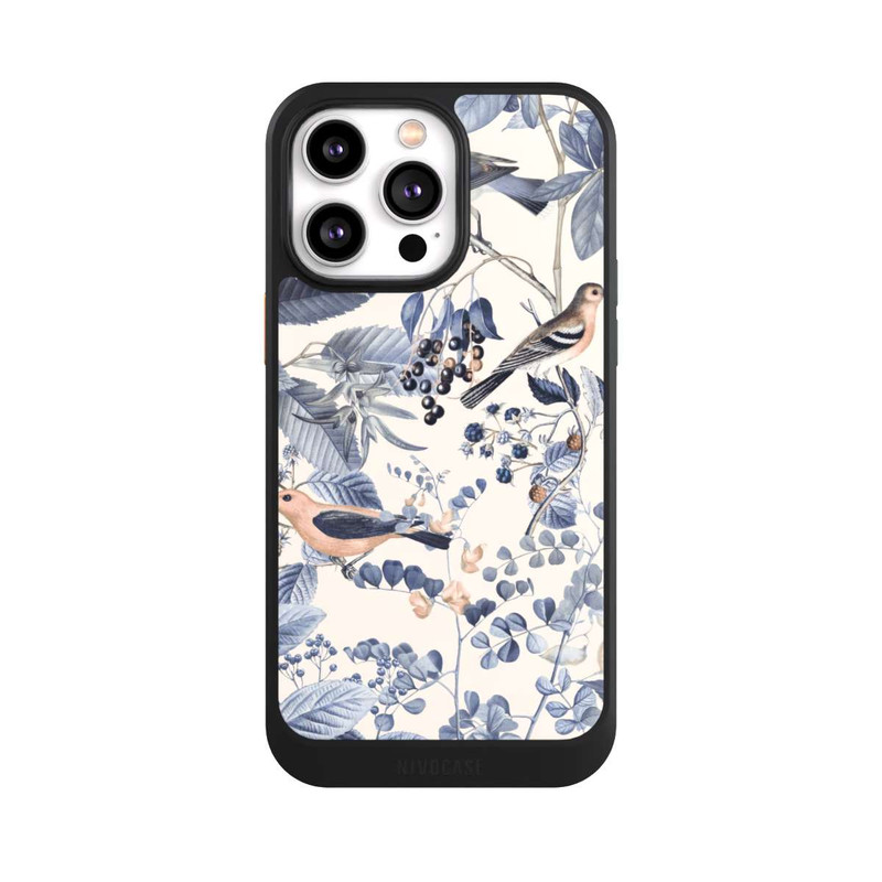 iPhone 14 Pro Max NIVOcore Oiseaux Et Baies en Beige