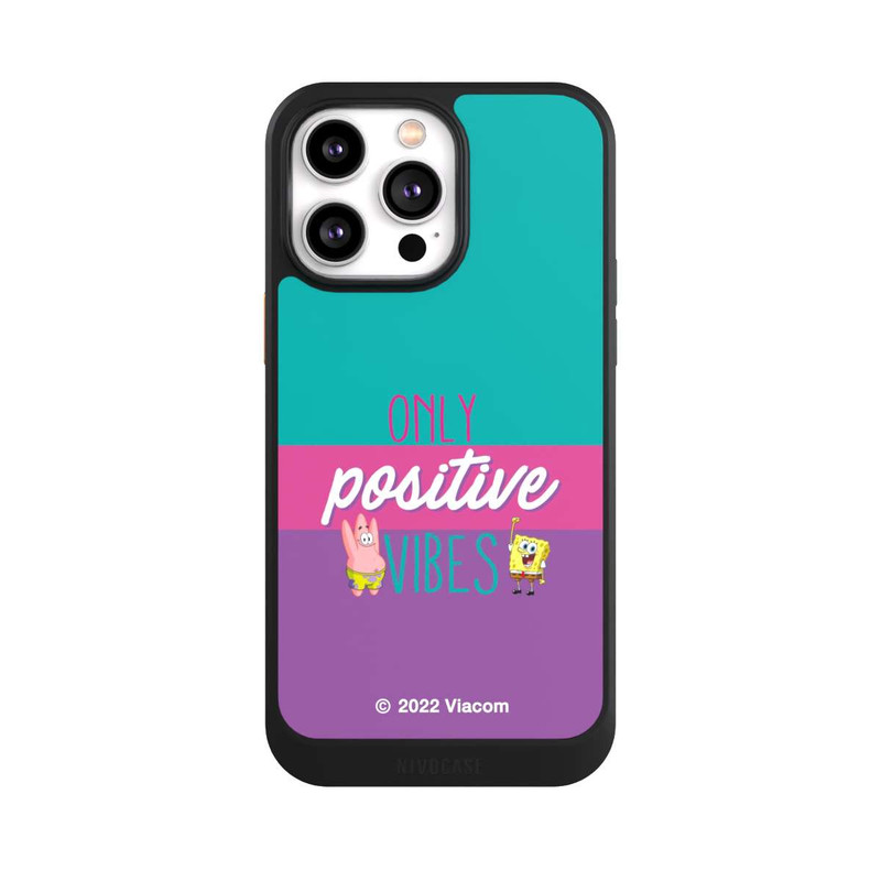 iPhone 14 Pro Max NIVOcore  Spongebob - Only Positive Vibes