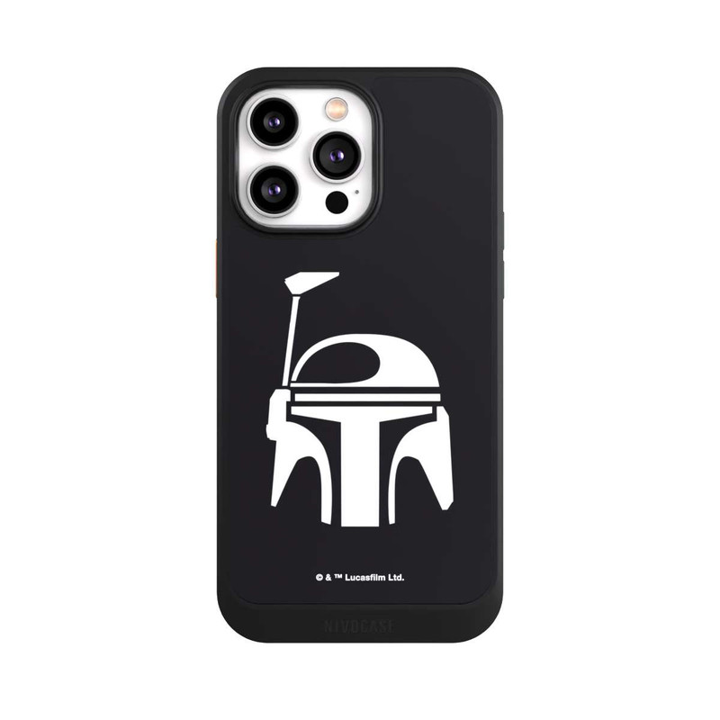 iPhone 14 Pro Max NIVOcore Boba Fett Helm Schwarz