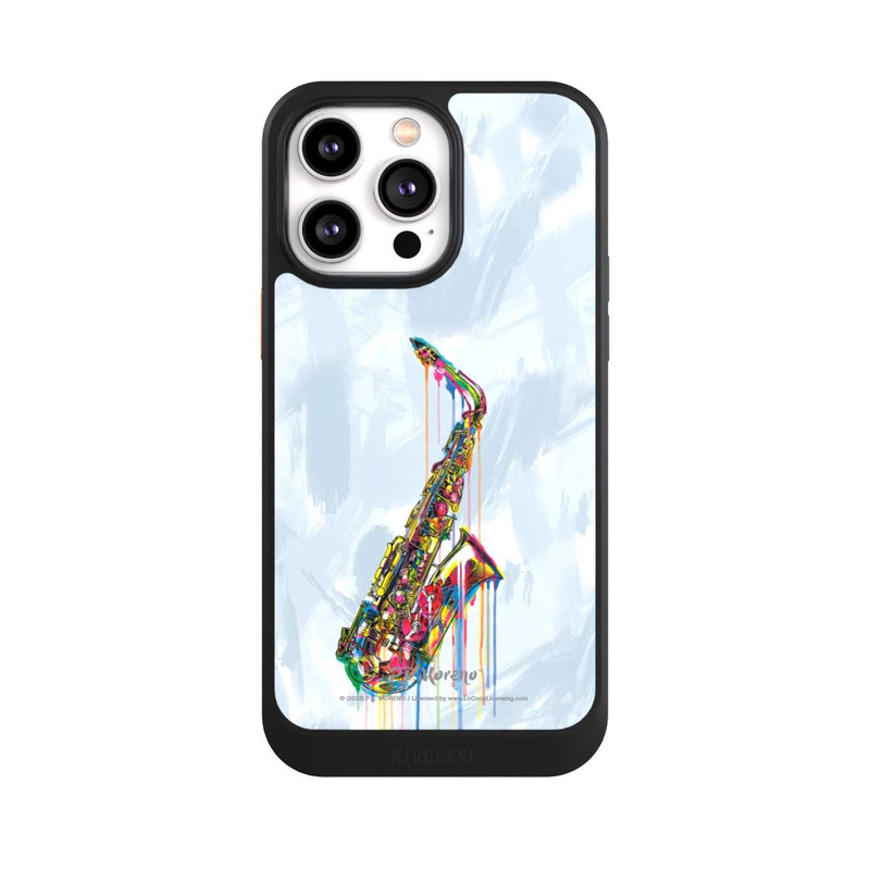 iPhone 14 Pro Max NIVOcore Saxophone Art By P.D. Moreno