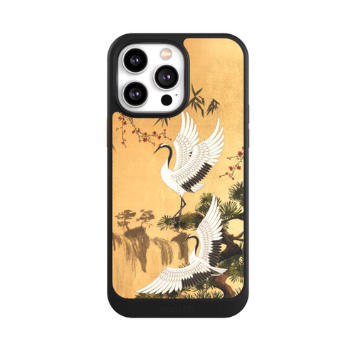Apple iPhone 14 Pro Max NIVOcore Cranes Gold Japan 2