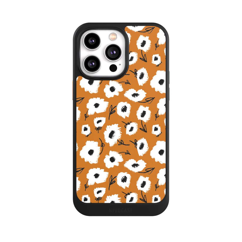 iPhone 14 Pro Max NIVOcore Pattern Fleurs Ocres